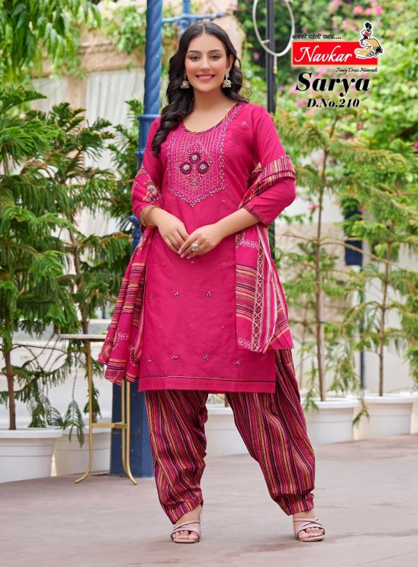 Navkar Sarya Vol 2 Regular cotton Wear Kurti Pant With Dupatta